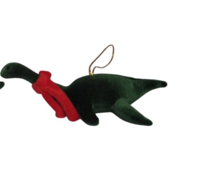 Velvet plesiosaurus Christmas Decoration